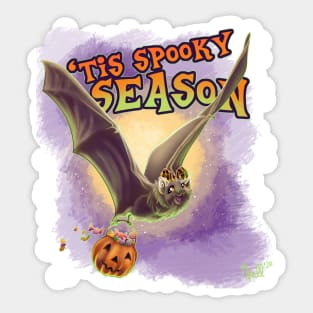 Spooky Season Candy Bat Sticker